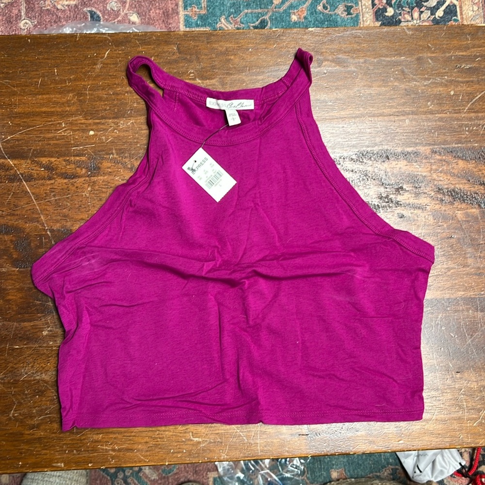 Express one eleven crop top